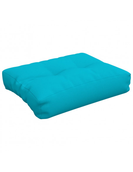 Cuscino per Pallet Turchese 50x40x12 cm Tessuto