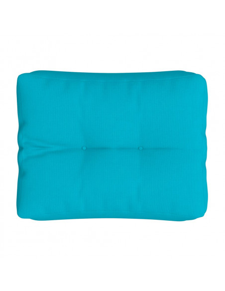 Cuscino per Pallet Turchese 50x40x12 cm Tessuto