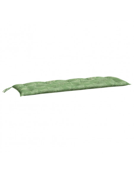 Cuscino per Panca a Foglie 150x50x7 cm in Tessuto Oxford