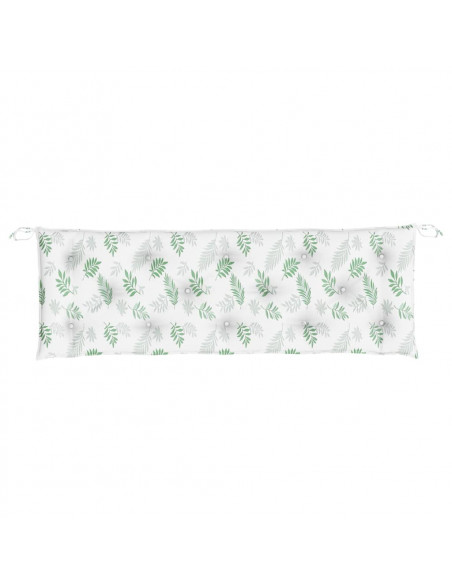 Cuscino per Panca a Foglie 150x50x7 cm in Tessuto Oxford