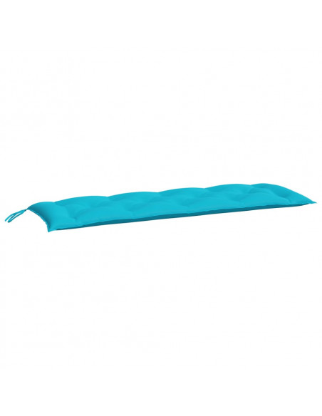 Cuscino per Panca Turchese 150x50x7 cm in Tessuto Oxford