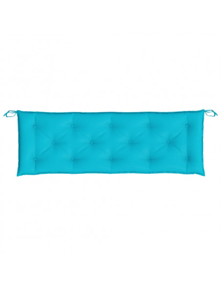 Cuscino per Panca Turchese 150x50x7 cm in Tessuto Oxford