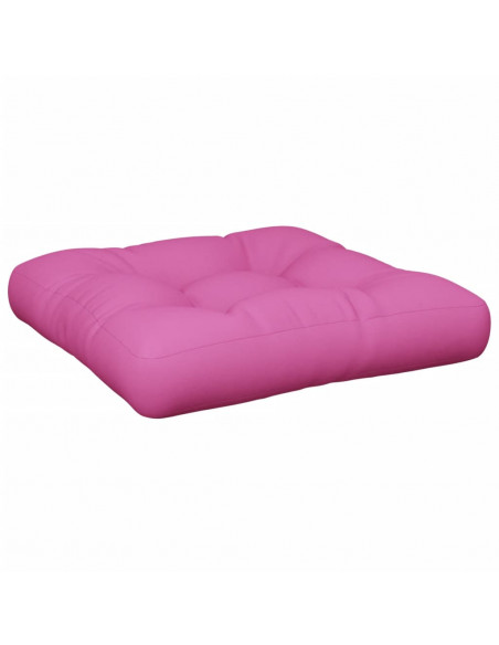Cuscino per Pallet Rosa 50x50x12 cm Tessuto