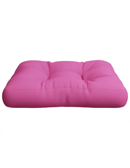 Cuscino per Pallet Rosa 50x50x12 cm Tessuto