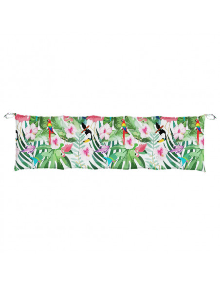 Cuscino per Panca Multicolore 180x50x7 cm Tessuto Oxford