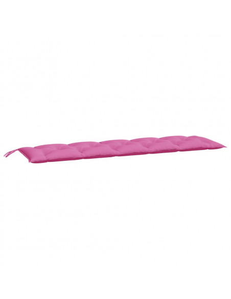 Cuscino per Panca Rosa 180x50x7 cm in Tessuto Oxford