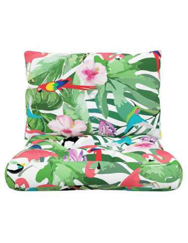 Cuscini per Pallet 2 pz Multicolore in Tessuto Oxford