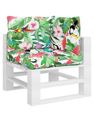 Cuscini per Pallet 3 pz Multicolore in Tessuto Oxford