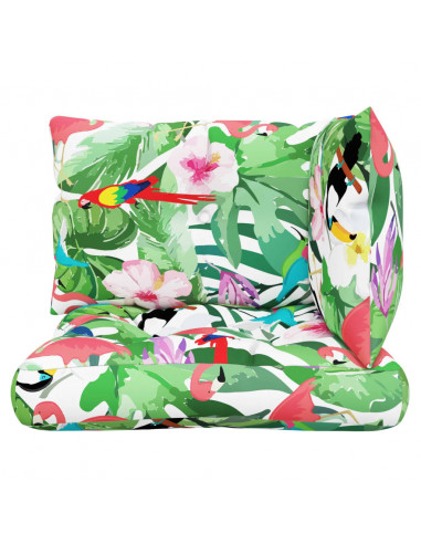 Cuscini per Pallet 3 pz Multicolore in Tessuto Oxford