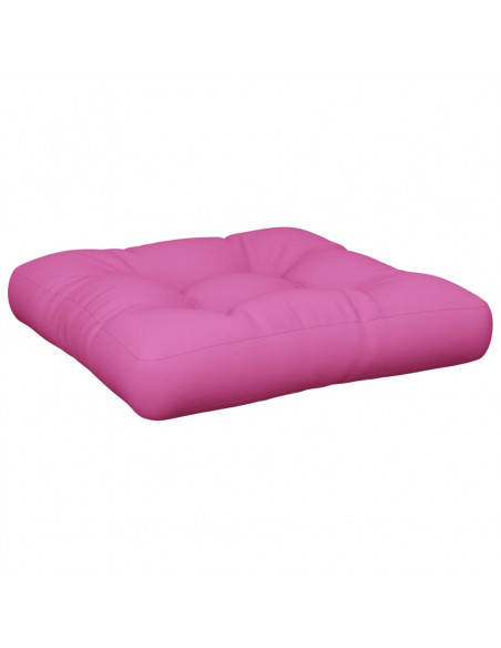 Cuscino per Pallet Rosa 60x61,5x10 cm in Tessuto Oxford