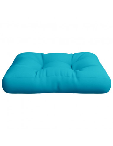 Cuscino per Pallet Turchese 60x61,5x10 cm in Tessuto Oxford