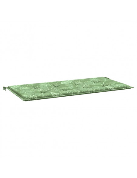 Cuscino per Panca a Foglie 100x50x3 cm in Tessuto Oxford
