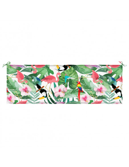 Cuscino Panca Giardino Multicolore 150x50x3cm in Tessuto Oxford