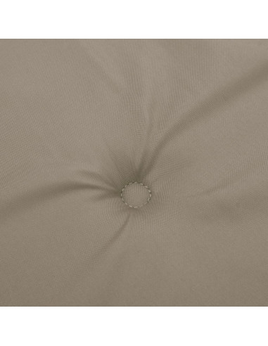 Cuscini per Sedia a Sdraio 2 pz Tortora in Tessuto Oxford