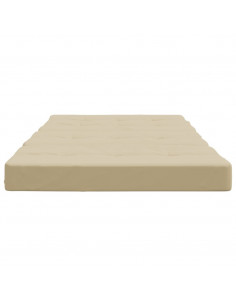 Cuscini per Sedia a Sdraio 2 pz Beige in Tessuto Oxford 2