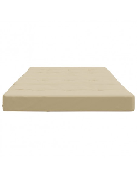 Cuscini per Sedia a Sdraio 2 pz Beige in Tessuto Oxford