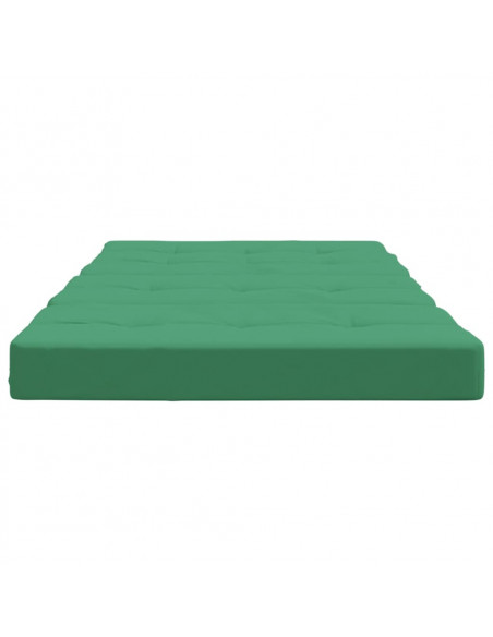Cuscini per Sedia a Sdraio 2 pz Verde in Tessuto Oxford