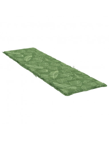 Cuscino per Lettino con Motivo a Foglie in Tessuto Oxford