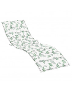 Cuscino per Lettino con Motivo a Foglie in Tessuto Oxford 2