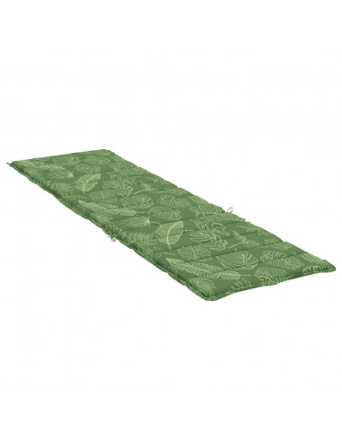 Cuscino per Lettino con Motivo a Foglie in Tessuto Oxford