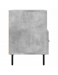 Mobile per TV Grigio Cemento 80x36x50 cm Legno Multistrato 2