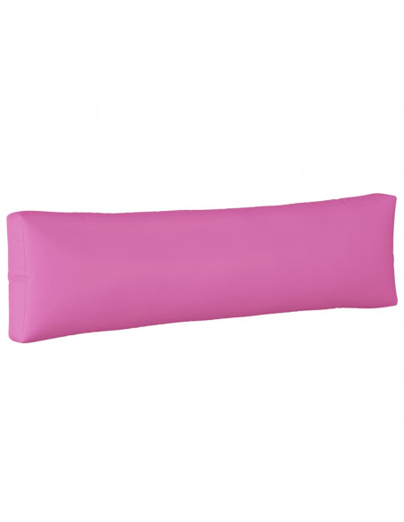 Cuscini per Pallet 2 pz Rosa in Tessuto Oxford