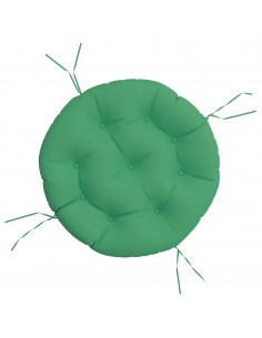 Cuscino Rotondo Verde Ø 60x11 cm in Tessuto Oxford 2