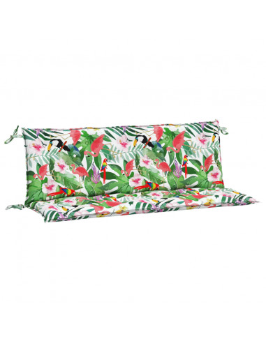 Cuscini Panca da Giardino 2pz Multicolore 150x50x7cm in Tessuto