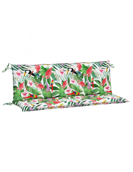 Cuscini Panca da Giardino 2pz Multicolore 150x50x7cm in Tessuto