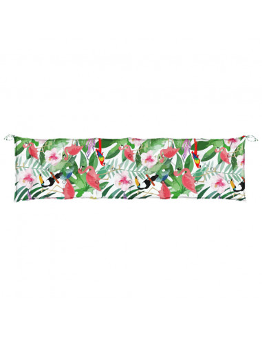 Cuscino per Panca da Giardino Multicolore 200x50x7cm in Tessuto