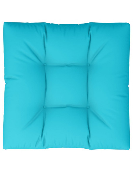 Cuscino per Pallet Turchese 80x80x12 cm in Tessuto