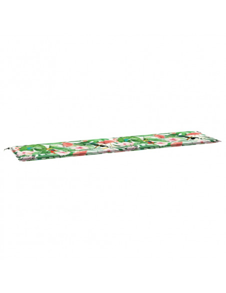 Cuscino per Panca da Giardino Multicolore 200x50x3cm in Tessuto