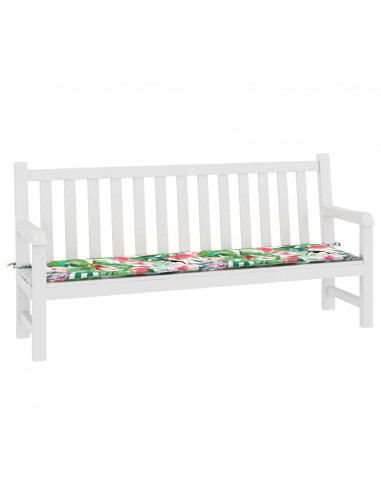 Cuscino per Panca da Giardino Multicolore 200x50x3cm in Tessuto