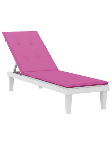 Cuscino per Sedia a Sdraio Rosa in Tessuto Oxford
