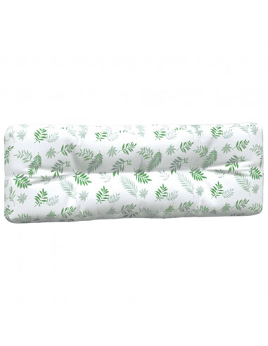 Cuscini per Pallet 5 pz con Motivo a Foglie in Tessuto