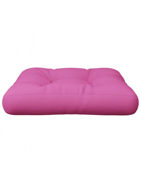Cuscino per Pallet Rosa 58x58x10 cm in Tessuto Oxford