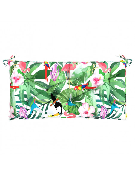Cuscini Panca da Giardino 2pz Multicolore 100x50x7cm in Tessuto