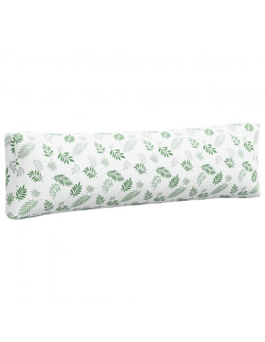 Cuscini per Pallet 2 pz Motivo a Foglie in Tessuto Oxford