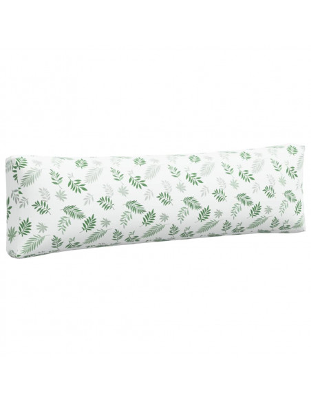 Cuscini per Pallet 2 pz Motivo a Foglie in Tessuto Oxford