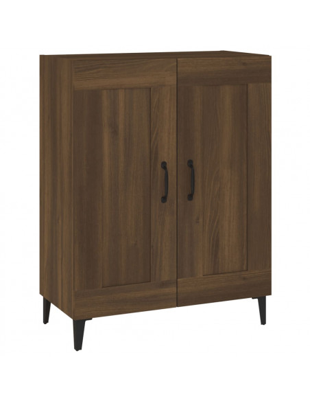 Credenza Rovere Marrone 69,5x34x90 cm in Legno Multistrato