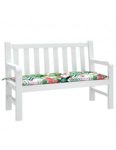 Cuscino per Panca da Giardino Multicolore 120x50x7cm in Tessuto