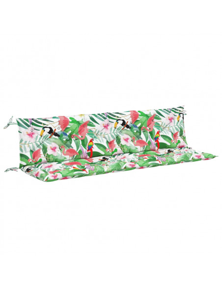 Cuscini Panca da Giardino 2pz Multicolore 200x50x7cm in Tessuto