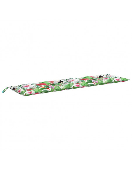 Cuscini Panca da Giardino 2pz Multicolore 200x50x7cm in Tessuto