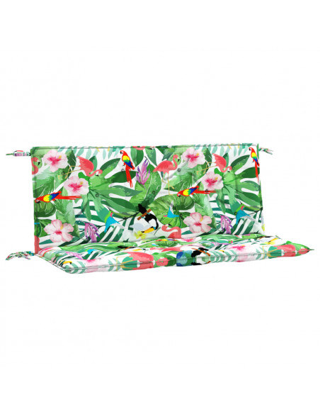 Cuscini Panca da Giardino 2pz Multicolore 120x50x7cm in Tessuto