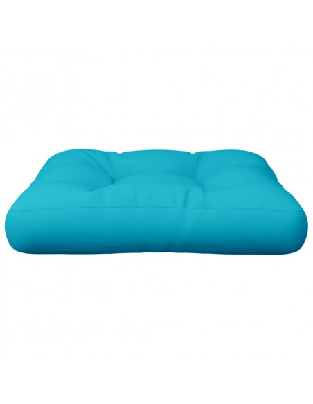 Cuscino per Pallet Turchese 58x58x10 cm in Tessuto Oxford