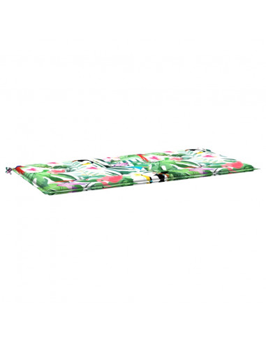 Cuscino Panca da Giardino Multicolore 120x50x3cm Tessuto Oxford
