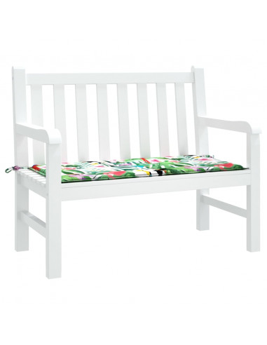 Cuscino Panca da Giardino Multicolore 120x50x3cm Tessuto Oxford