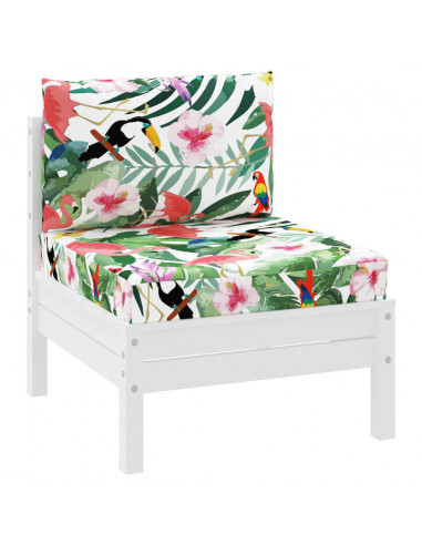 Cuscini per Pallet 2 pz Multicolore in Tessuto Oxford