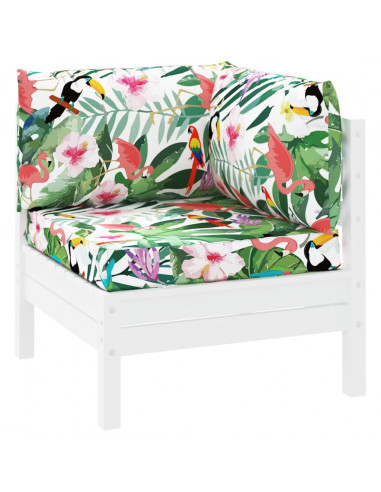 Cuscini per Pallet 3 pz Multicolore in Tessuto Oxford