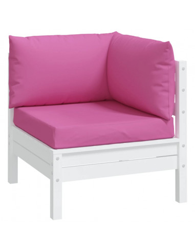 Cuscini per Pallet 3 pz Rosa in Tessuto Oxford